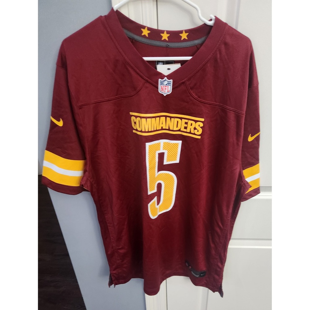 Nike Washington Commanders Jayden Daniels #5 NFL Jersey Mens XL Burgundy New